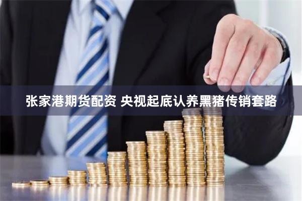 张家港期货配资 央视起底认养黑猪传销套路