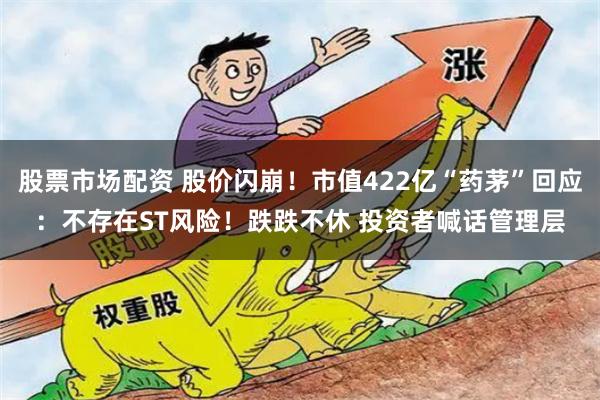 股票市场配资 股价闪崩！市值422亿“药茅”回应：不存在ST风险！跌跌不休 投资者喊话管理层