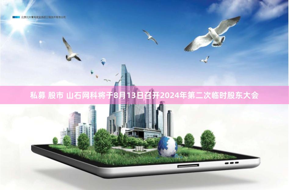 私募 股市 山石网科将于8月13日召开2024年第二次临时股东大会