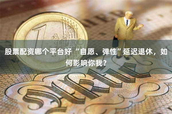 股票配资哪个平台好 “自愿、弹性”延迟退休，如何影响你我？