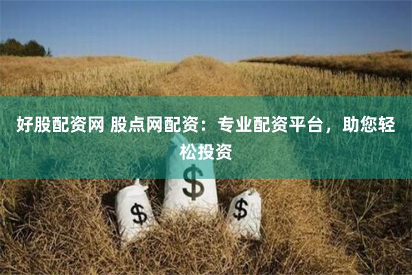 好股配资网 股点网配资：专业配资平台，助您轻松投资